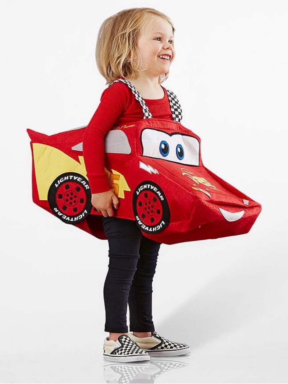 Pottery Barn Kids Disney Lightning McQueen Halloween costume size small